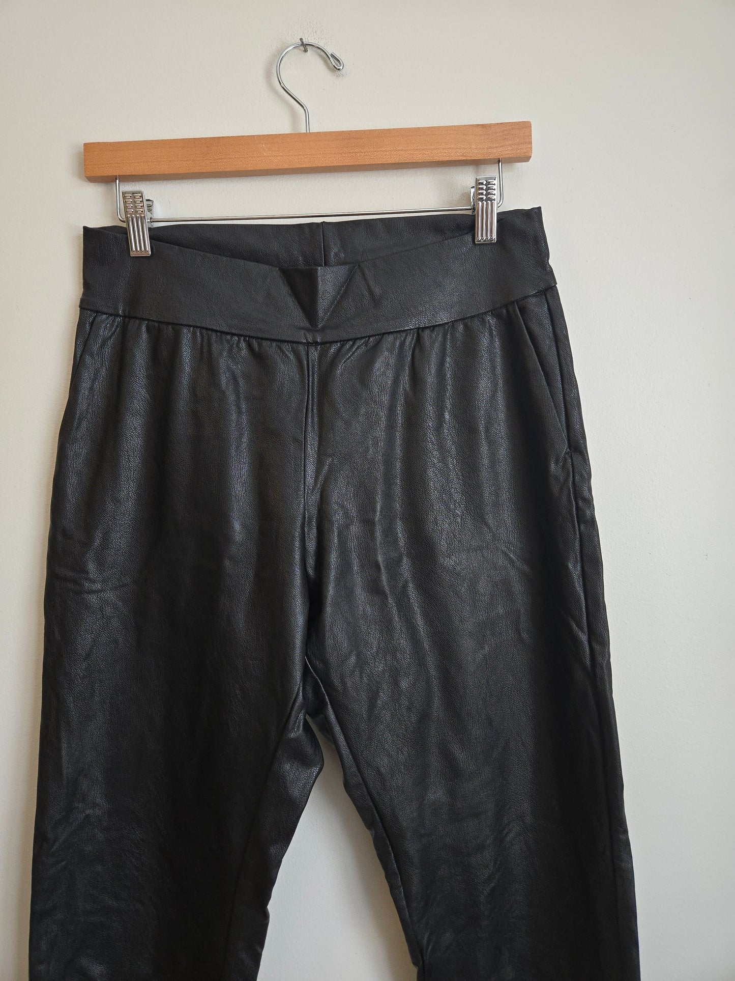Revolve Commando Leather Joggers - Size Medium