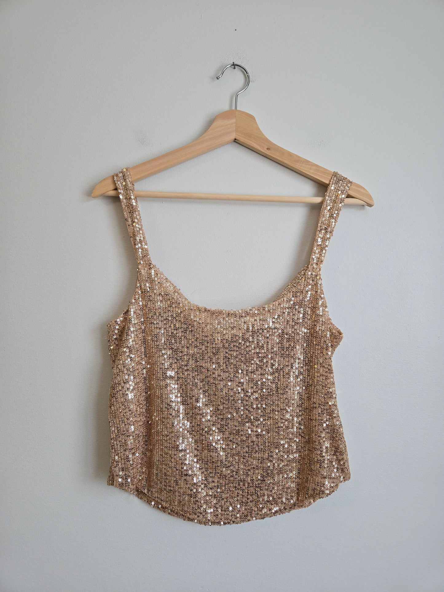 Dex Sequin Tank Top - Size Medium