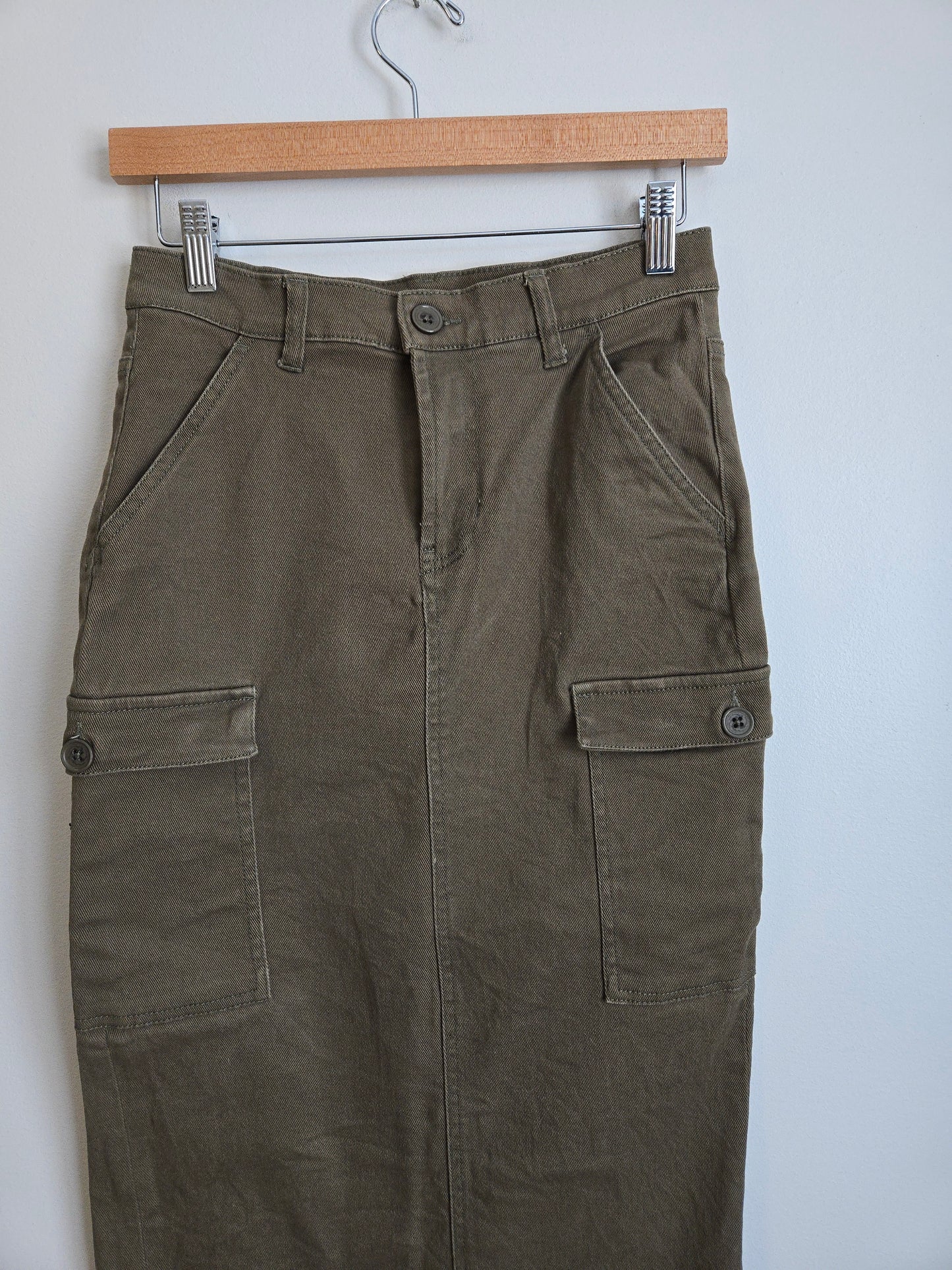 Dex Midi Cargo Skirt - Size XS