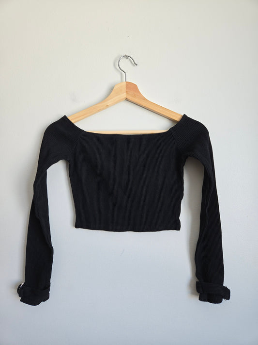MANIÈRE DE VOIR Off-The-Shoulder Long Sleeve - Size 8