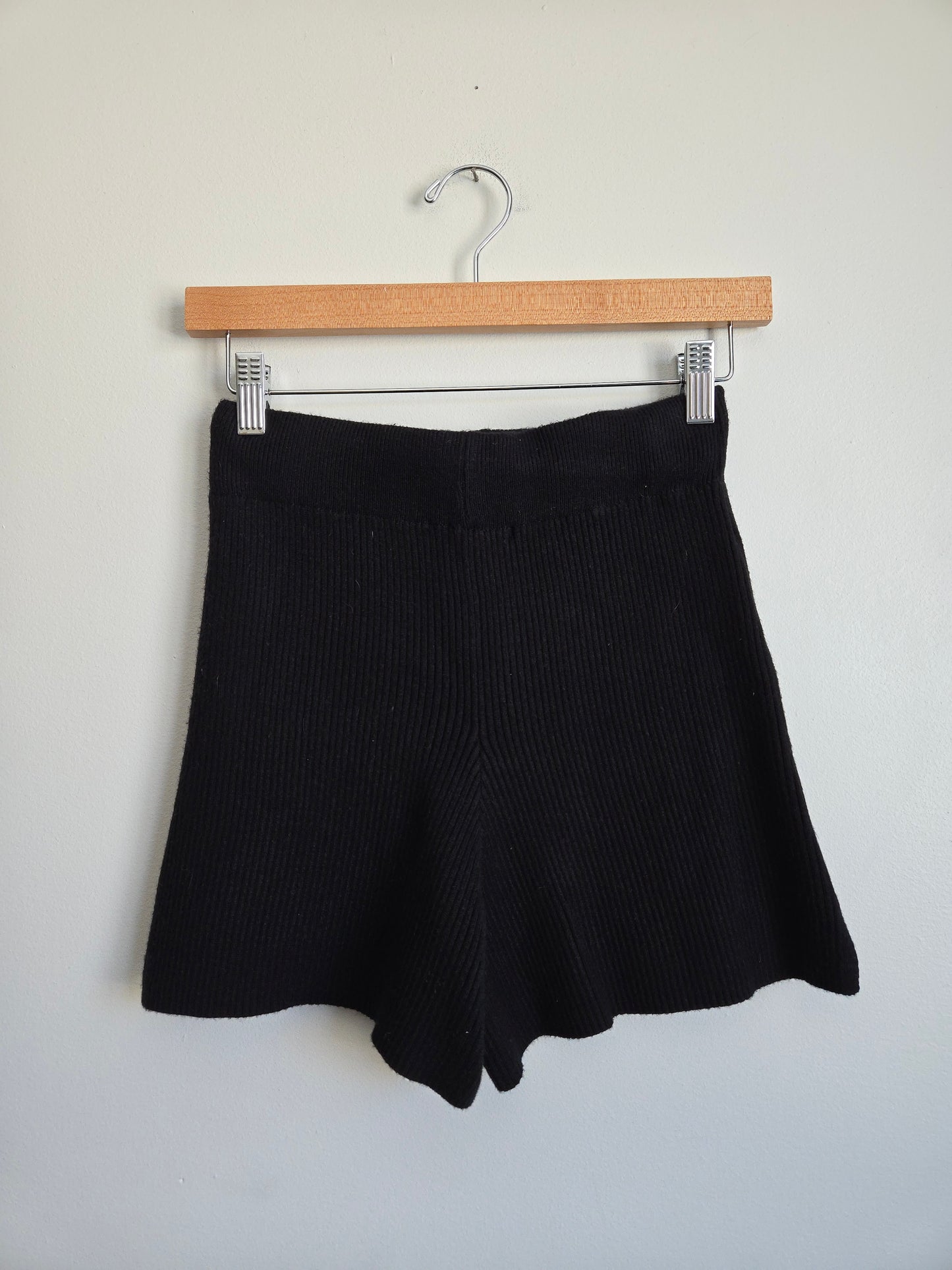 Black Tape Ribbed Lounge Set - Size XS