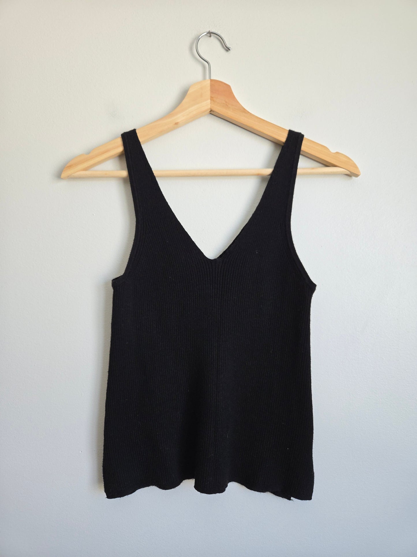Black Tape Ribbed Lounge Set - Size XS