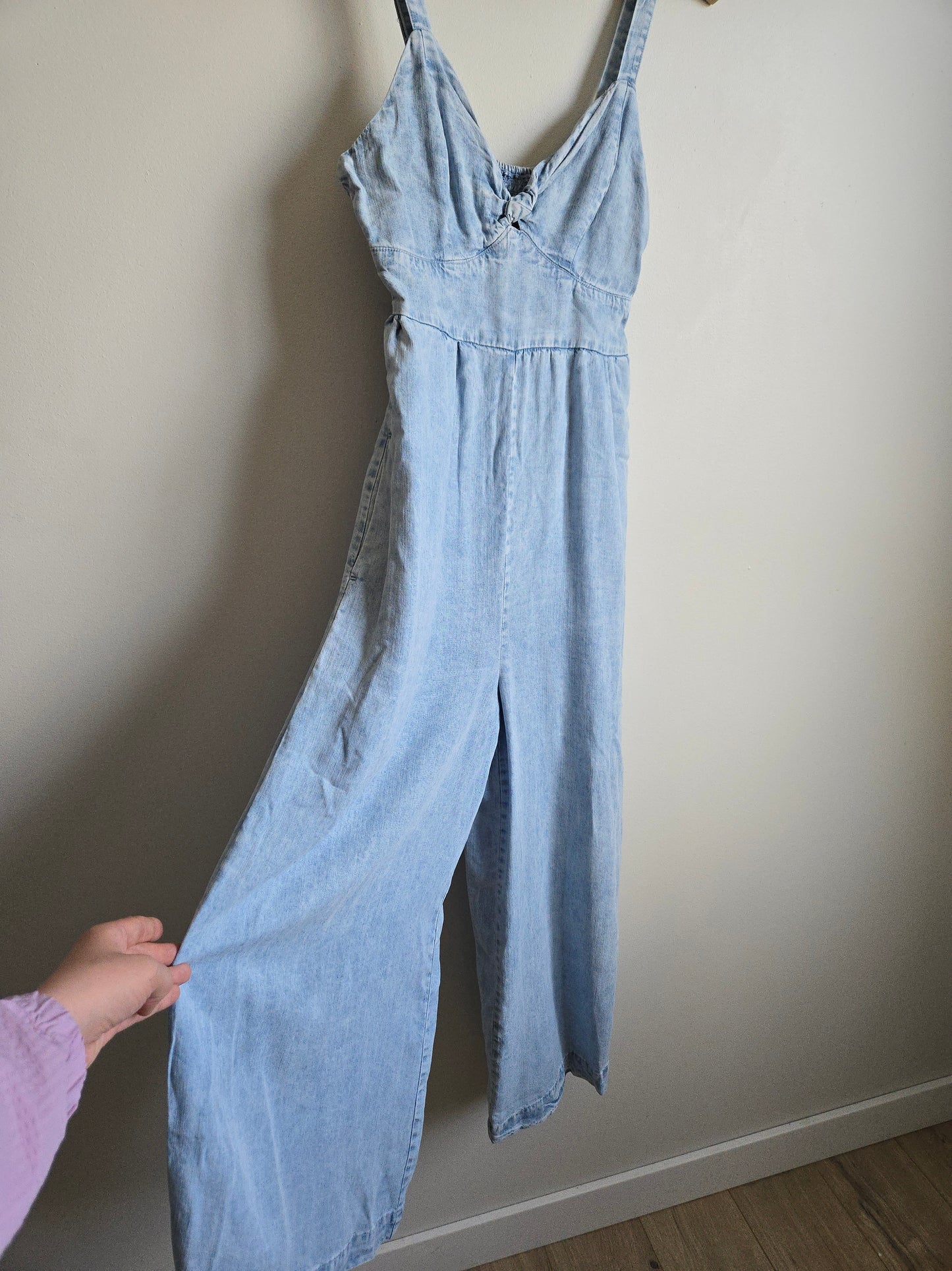 Dex Soft Denim Jumpsuit - Size Small