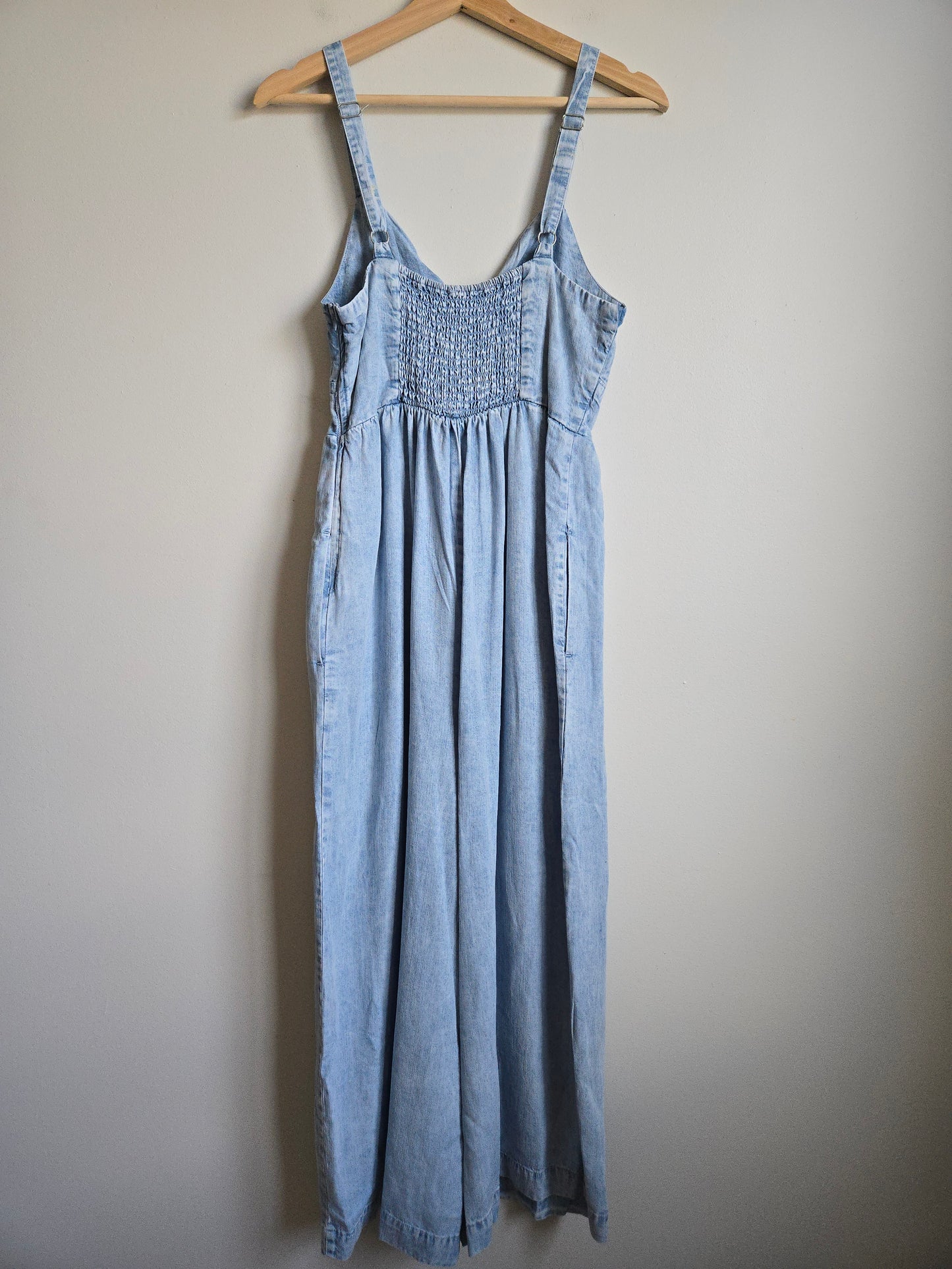 Dex Soft Denim Jumpsuit - Size Small