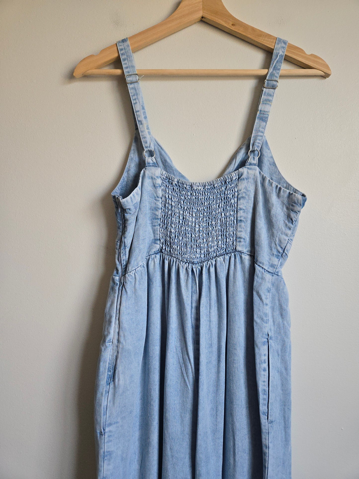 Dex Soft Denim Jumpsuit - Size Small
