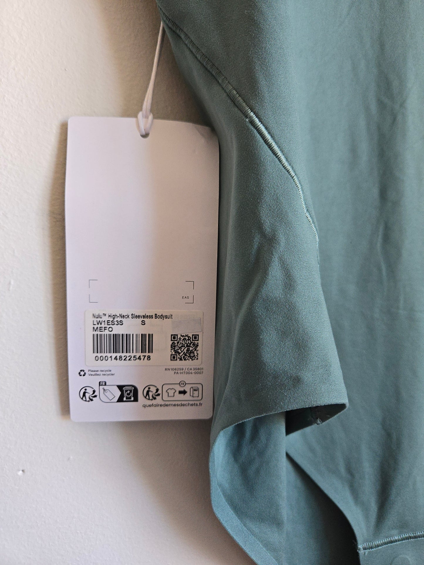 NWT Lululemon High-Neck Bodysuit *Nulu - Size Small