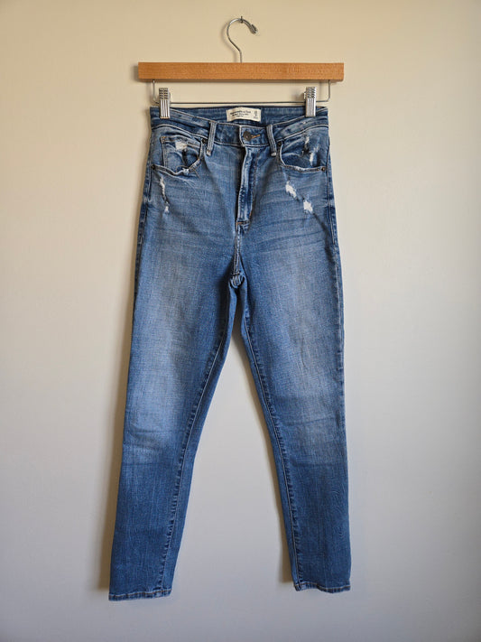 Abercrombie & Fitch Super Skinny High Rise - Size 0 (size 25)