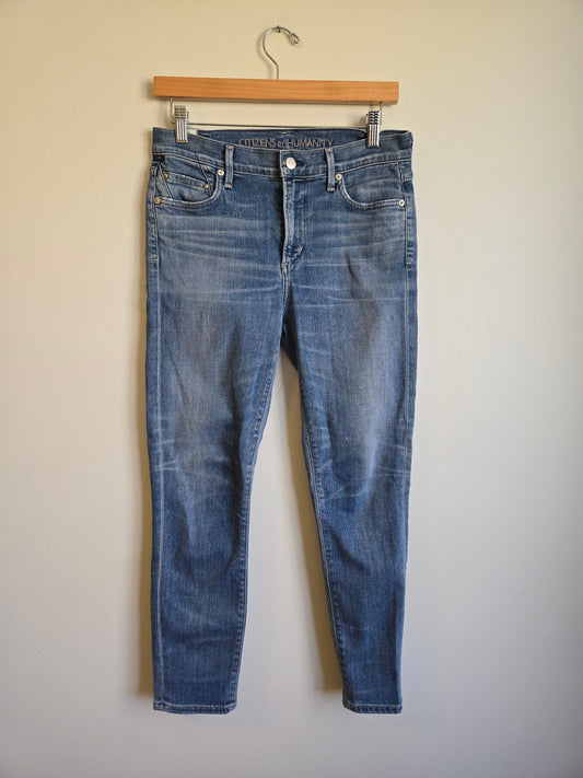 Citizens of Humanity Rocket Crop High-Rise Skinny - Size 28