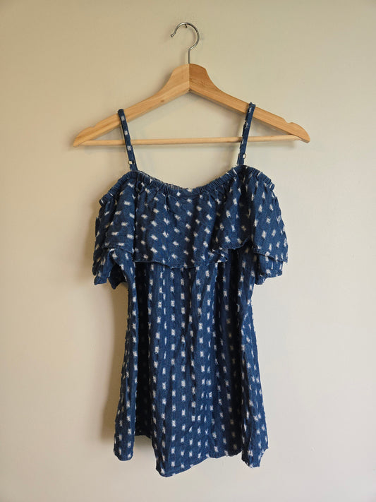 Nanette Cold-Shoulder Top - Size Large