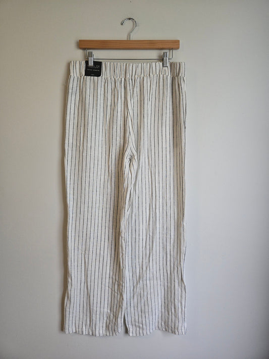 NWT Rachel Zoe Linen Style Wide-Leg Pants - Size Large