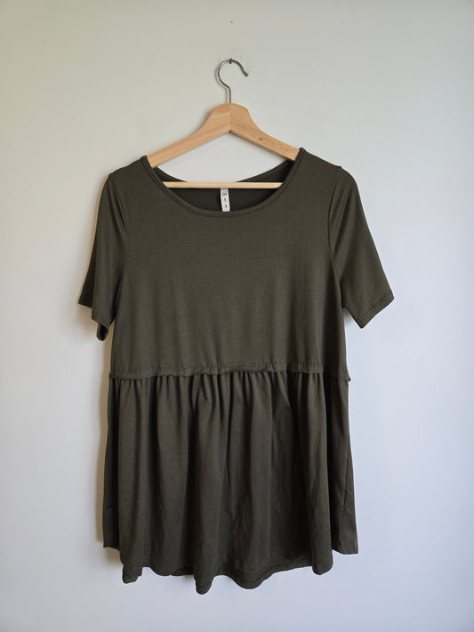 MTS Peplum Top - Size Medium