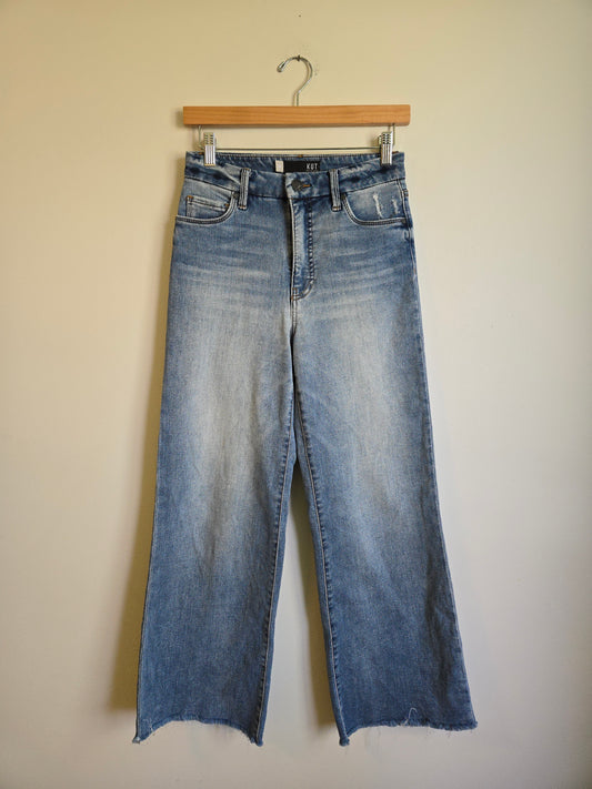 KUT "Meg Wide Leg" Denim - Size 00L (could fit up to size 2)