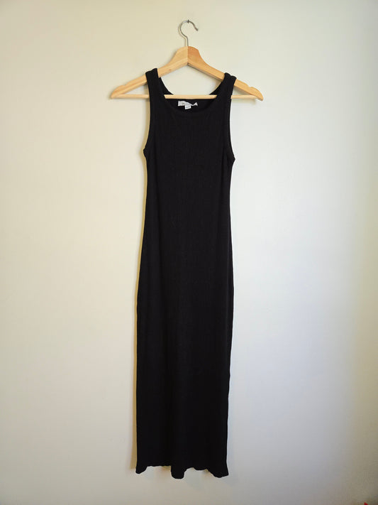 Daily Story Montreal Ribbed Stretch Midi Dress - Size XS