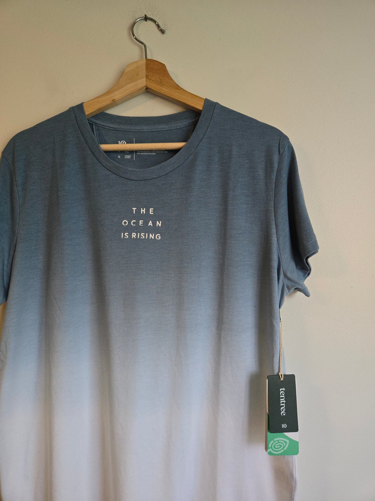NWT TenTree "The Ocean is Rising" Tee - Size Large