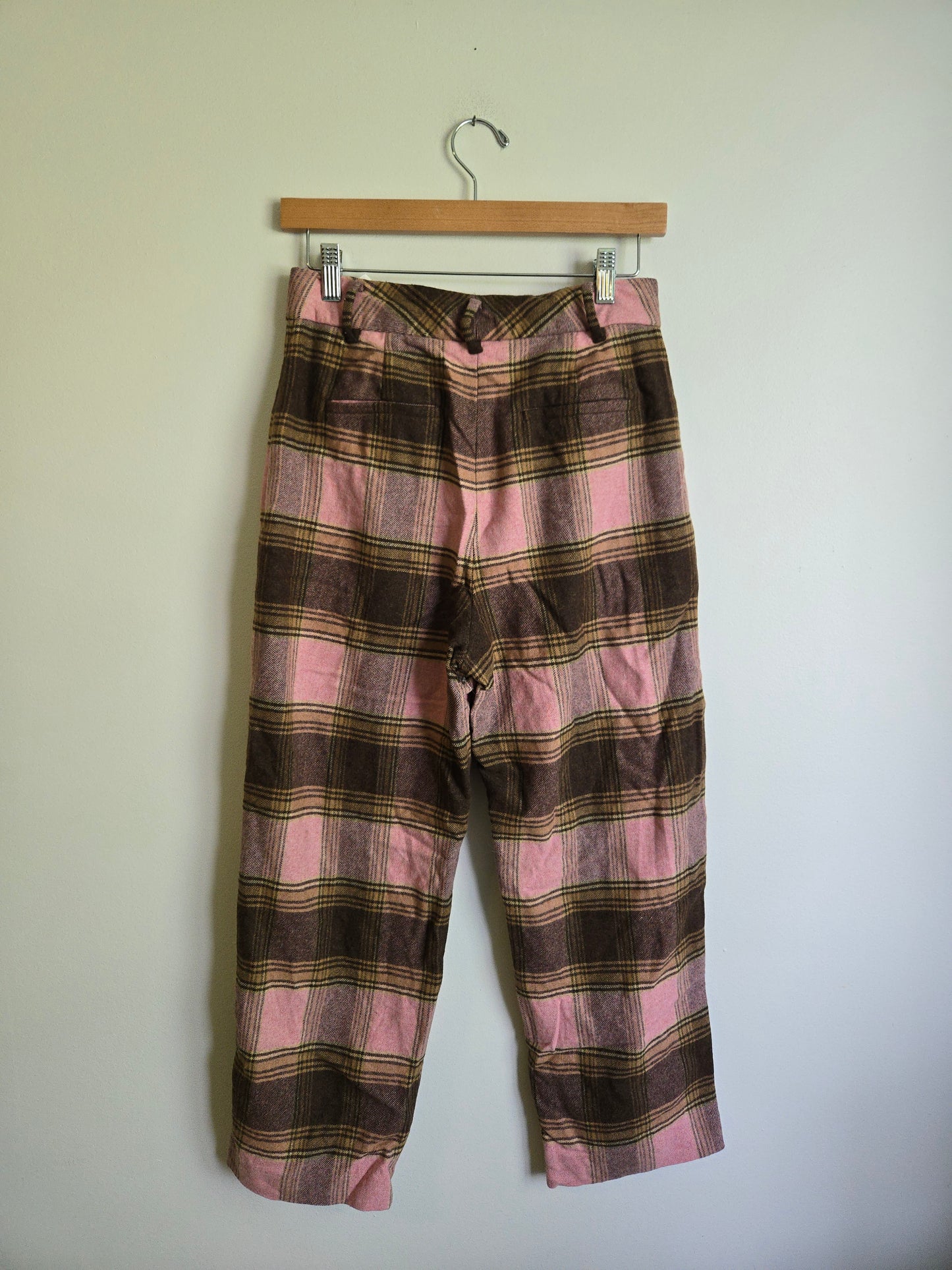 Wilfred Wool Plaid Pant - Size 6