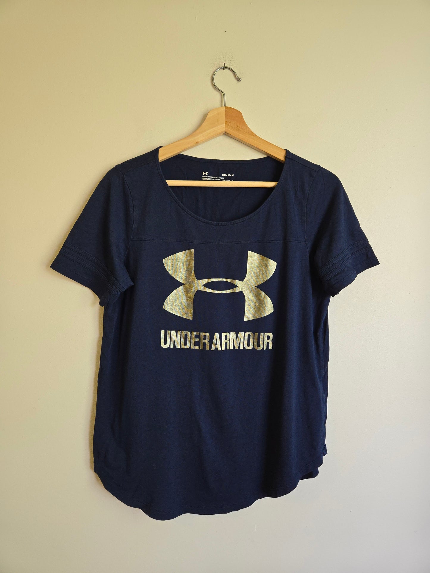 Under Armour Logo Tee - Size Medium