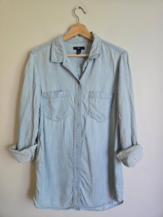 Gap Light Denim Top - Size Small