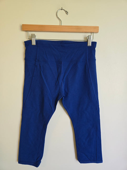 Lorna Jane Blue Crops - Size XS/S