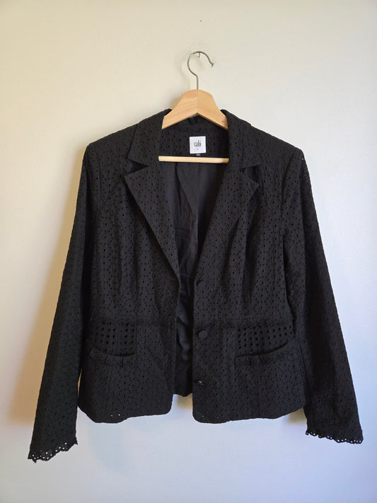Cabi Eyelet Blazer - Size 6
