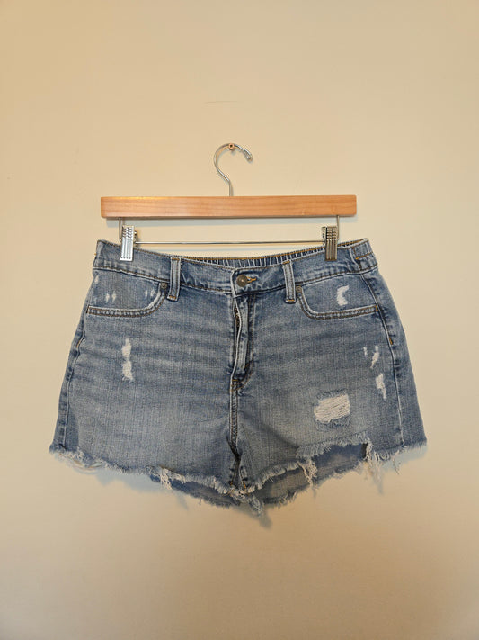 Aerie Stretch Denim Shorts - Size Medium