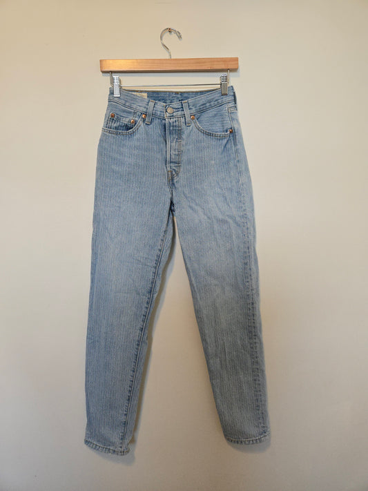 Levi's 501 Pinstripe Denim - Size 24