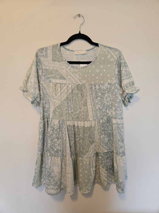 Paisley Top - Size Large