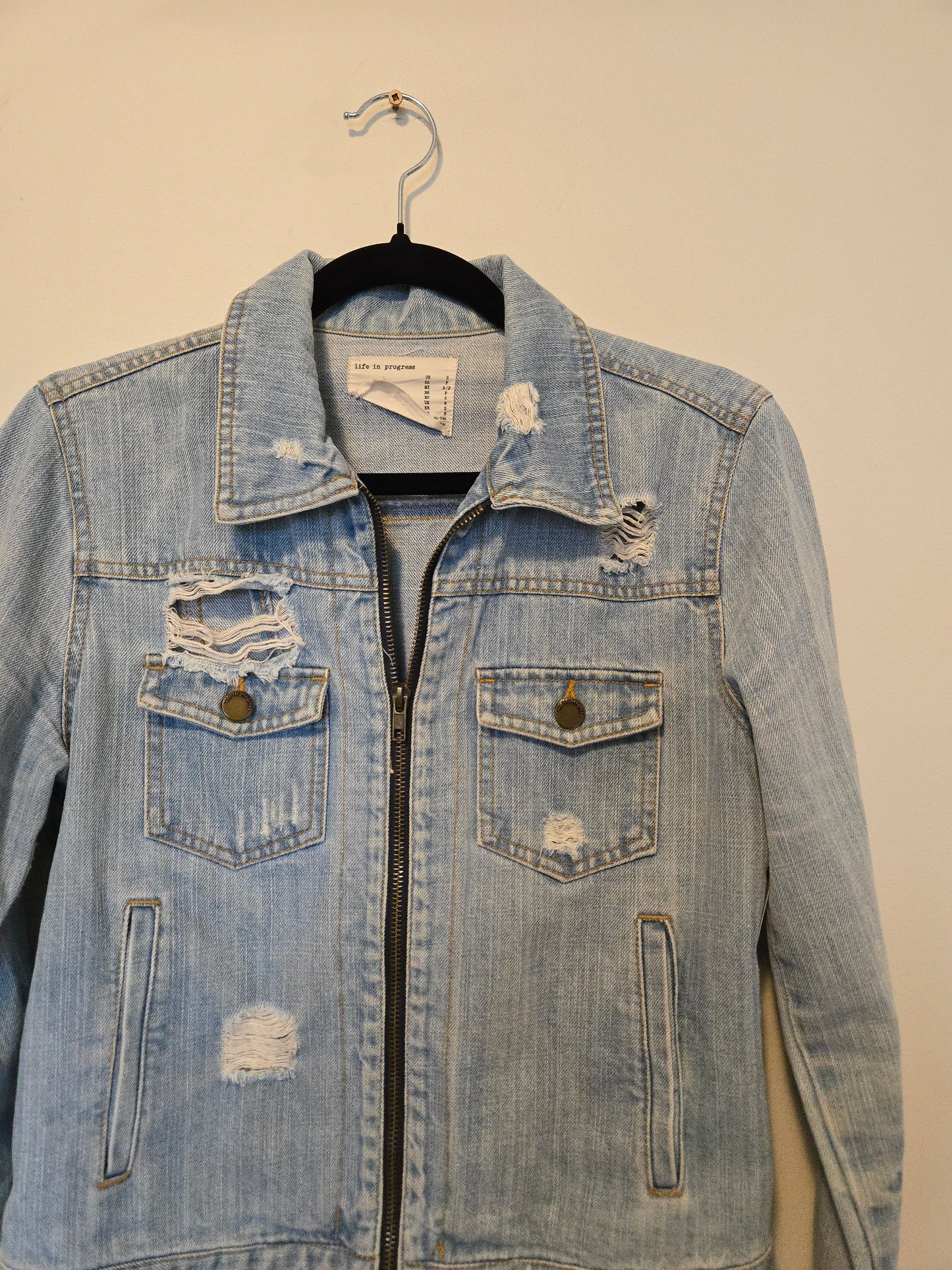 Life In Progress Denim Jacket - Size Small