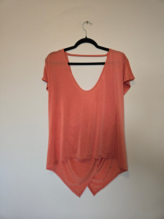 Lululemon Criss-Cross Open Back Tee - Size 8/10