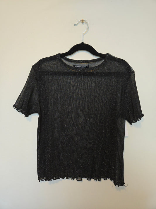 Brandy Melville Mesh Glitter Top - One Size (S/M)