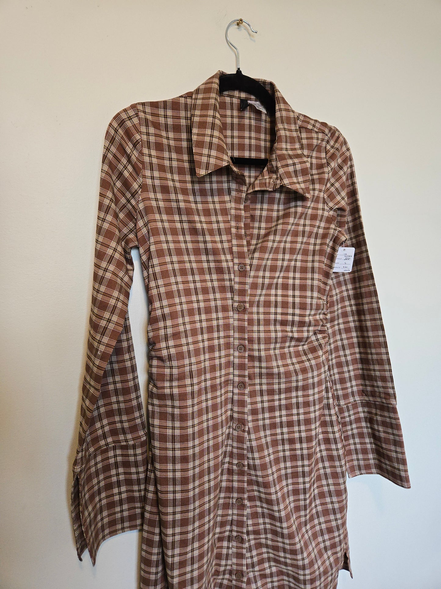 Divided Plaid Dress - Size Small