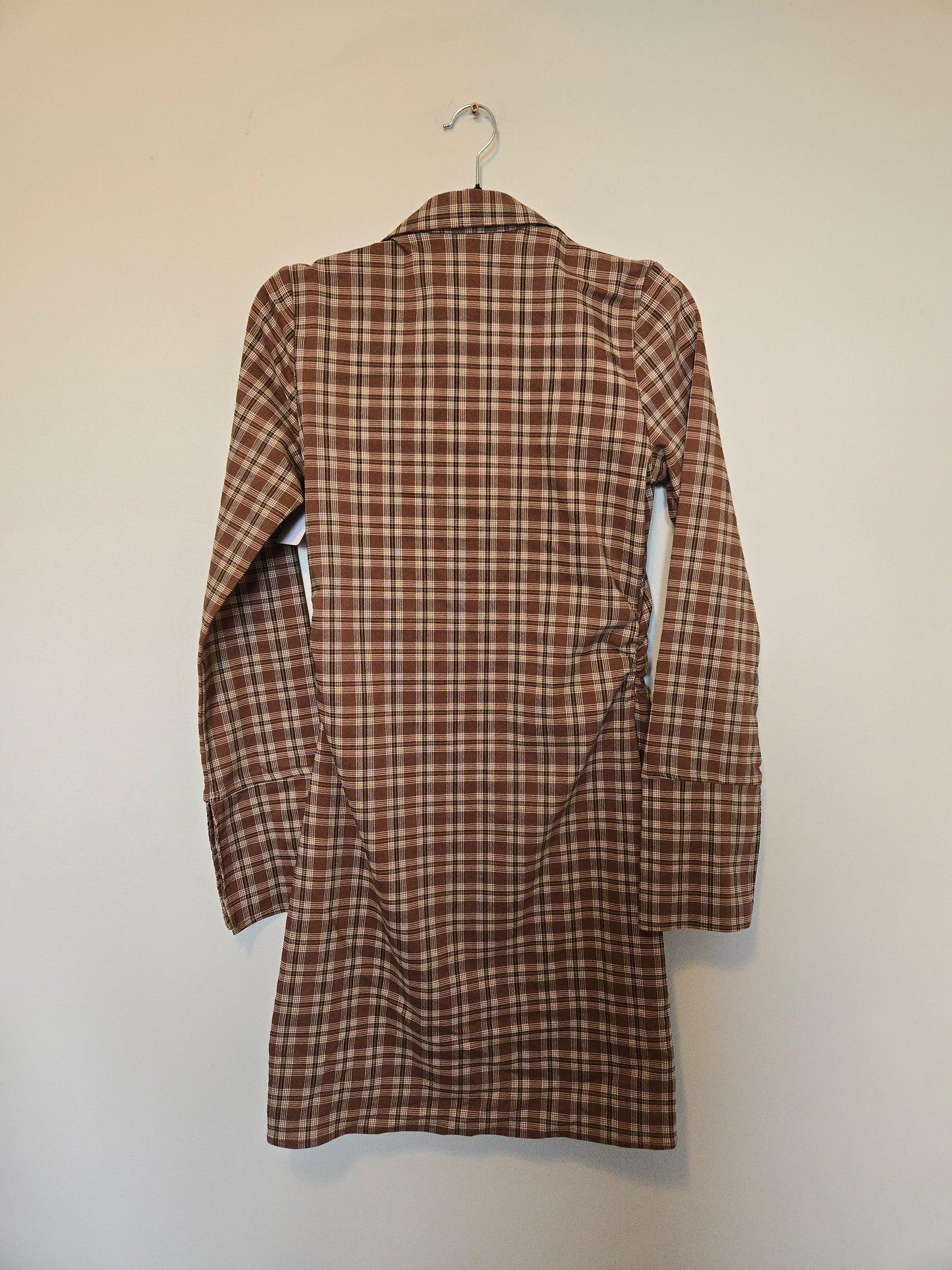 Divided Plaid Dress - Size Small