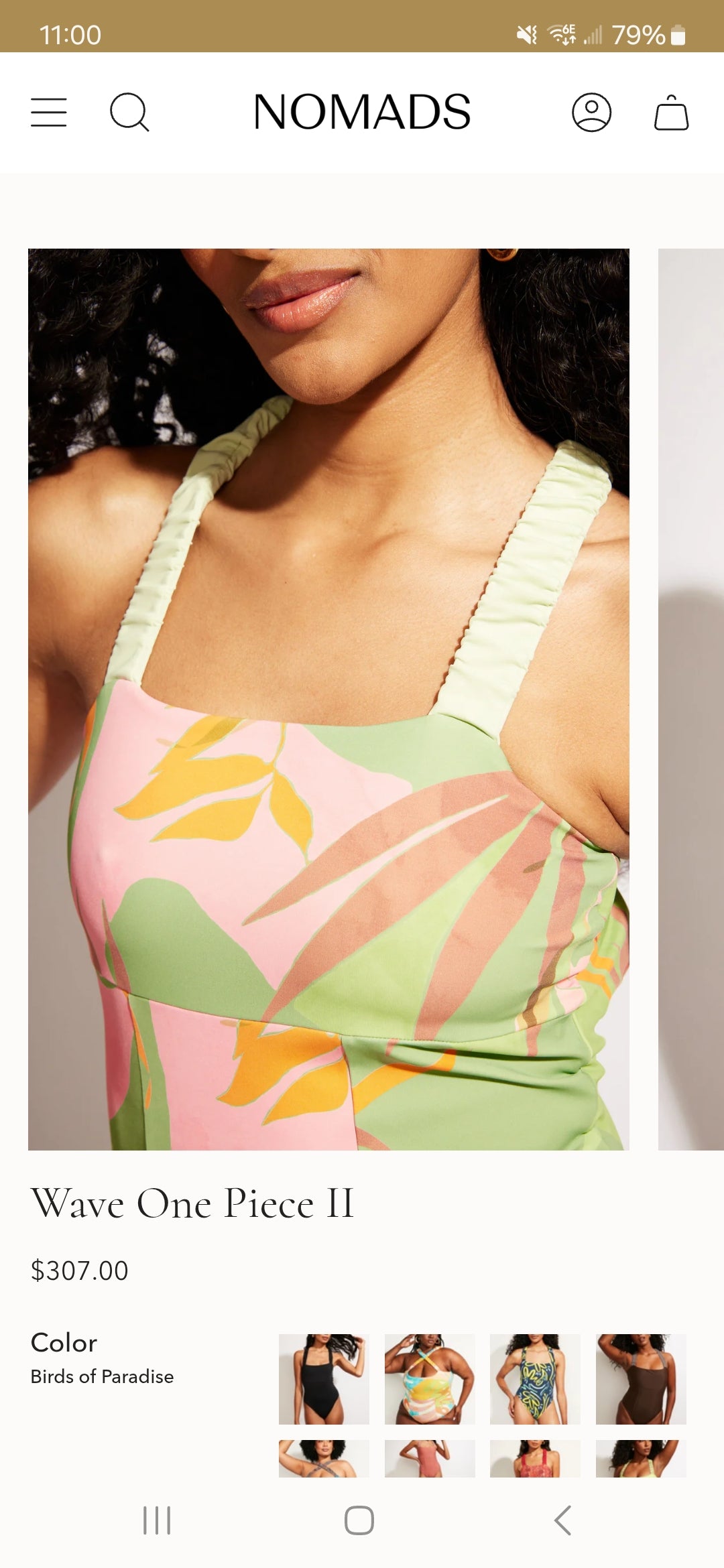 NOMADS Birds of Paradise Wave One-Piece Swimsuit