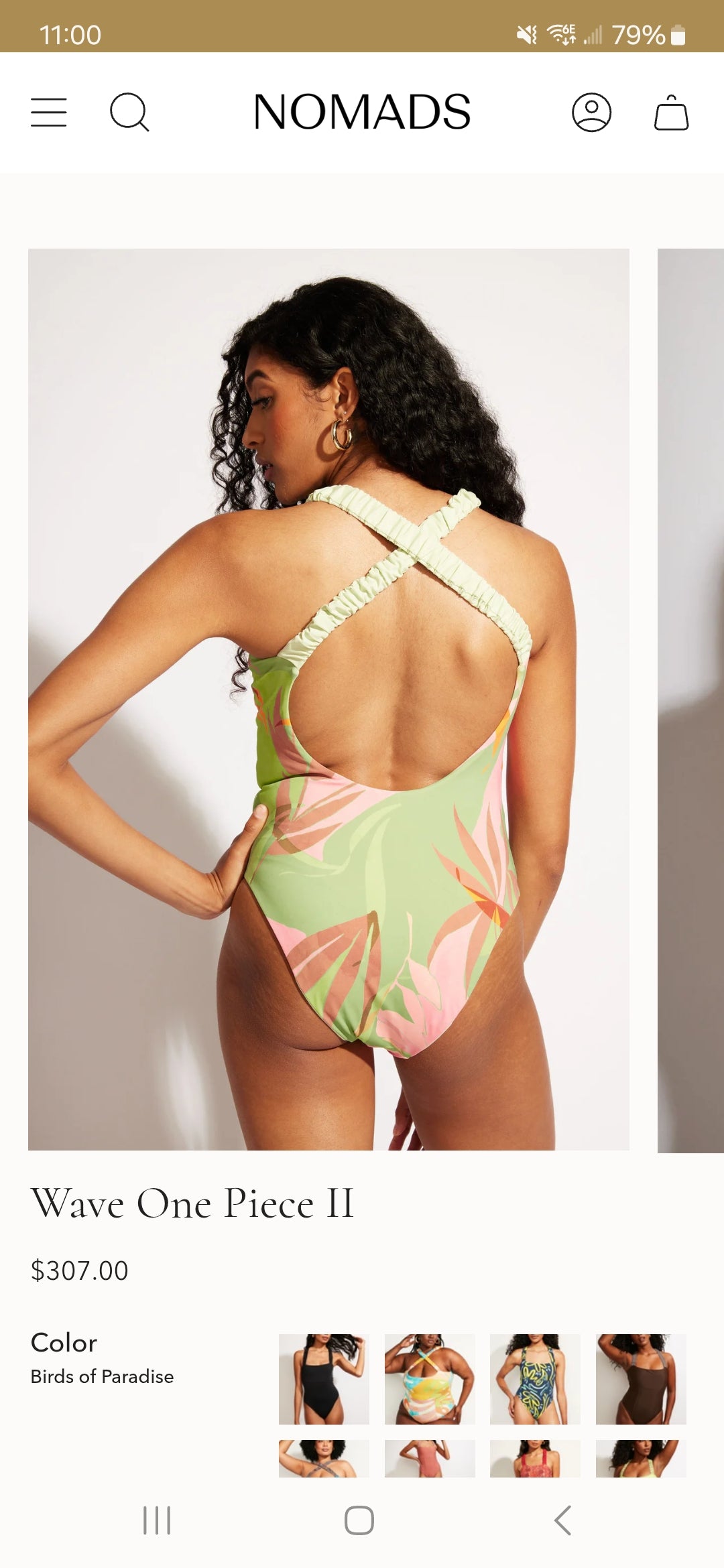 NOMADS Birds of Paradise Wave One-Piece Swimsuit