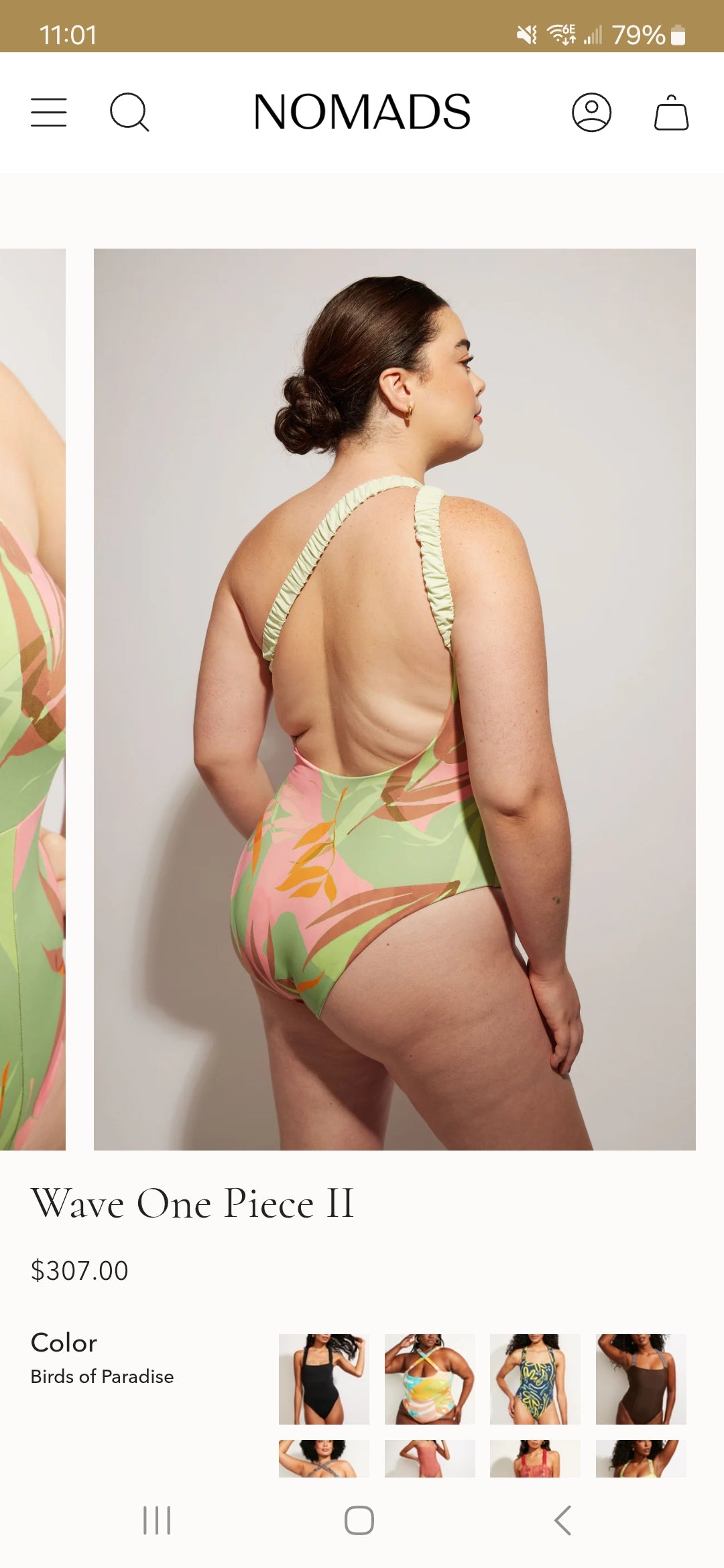 NOMADS Birds of Paradise Wave One-Piece Swimsuit